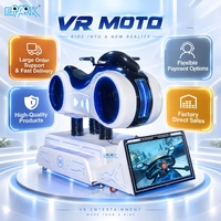Machine de jeu de moto en réalité virtuelle, simulateur de course VR commercial pour centre de divertissement familial et salle d'arcade