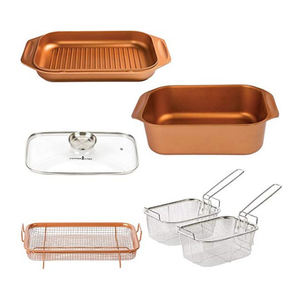 เตาอบปิ้งย่างไก่สีทองแดงพร้อมตาข่ายทอด - Product Image 2