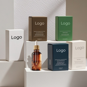 Emballage de produit personnalisé petite boîte blanche d'emballage, boîte de papier blanc ordinaire, boîte cosmétique en carton blanc - Product Image 1