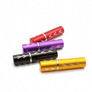Portable <b>Mini</b> Aluminum & Glass Perfume Atomizer <b>Spray</b> <b>Bottle</b> 5Ml Travel Refillable Personal Care - Product Image 1