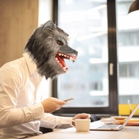 Masque de loup-garou effrayant Latex pleine tête effrayant masque d'horreur déguisement pour Halloween carnaval fête costumée