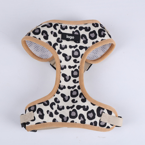 Sang Trọng Báo In Con Chó Khai Thác Và Dây Xích Thiết Lập Tùy Chỉnh In Vật Nuôi Cổ Áo Bandanas Phân Của Túi Dây Đai Chỗ Ngồi <span class=keywords><strong>7</strong></span> Pcs Dẫn Phụ Kiện - Product Image 2