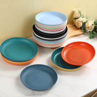 Assiette en plastique PP Ins en gros Plat à salade et fruits écologique au design classique avec logo personnalisé Expédition rapide