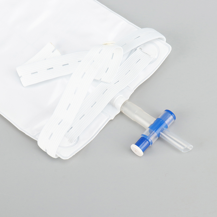 Bolsa de orina de pierna desechable portátil médica para adultos de 500 ml 750 ml para hombres y mujeres