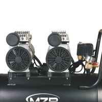 Compresseur d'air sans huile MZB Factory Taizhou 50l à double tête