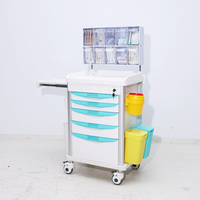 Chariot d'urgence pour l'anesthésie chirurgicale MT Chariot de nettoyage avec équipement médical Mini chariot médical Chariot médical Chariot