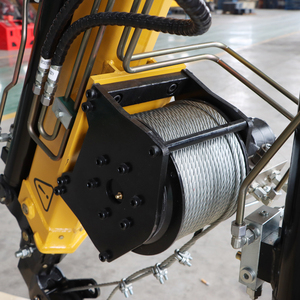Grue marine fiable de 1 tonne pour la manutention de cages piscicoles, grue de pont de bateau à flèche articulée 1600 kg, portée 4,23 m - Product Image 6