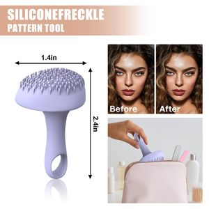 Kit de tampons à taches de rousseur réutilisables en silicone, imperméables, pour un aspect naturel, beauté et maquillage DIY - Product Image 6