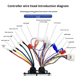 Taoling 48v800 geili hoàn toàn phổ quát 60 Volt 1000 Watt Thông Minh Khởi động mềm đặc biệt điều khiển điện điều khiển xe máy - Product Image 1