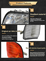 Pièces détachées pour Mercedes Benz Classe S W140 Feux d'angle Clignotants Phares arrière Phares arrière Feux arrière S180S200S220