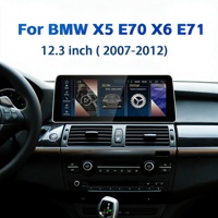 Radio para Auto de 8GB+128GB y 12.3 Pulgadas para BMW X5/X6 E70/E71 2007-2013, Pantalla Dividida, Montaje en el Tablero, CarPlay, Android Auto, USB, GPS, Audio de Alta Resolución