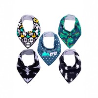 Bavoir d'été pour bébé le plus vendu à l'international, en pur coton, doux pour la peau, respirant, absorbant, anti-régurgitation, design triangulaire