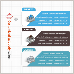 لوحة مفاتيح ميكانيكية سلكية قطعة واحدة للشحن 87 مفتاح كابل RGB لعبة مخصصة محور قابل للتبديل الساخن - Product Image 5