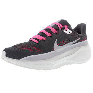 Zapatillas Nike Air Zoom Pegasus 41 Premium para Mujer, Color Gris Humo Oscuro con Detalles Plateados, Estilo Deportivo - Product Image 1