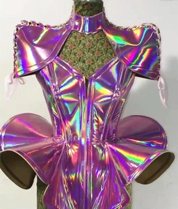 Costume da Palcoscenico in Poliestere con Laccatura Iridescente Laser per Gruppi di Danza, Tour Commerciali, Cantanti Femminili - Product Image 5