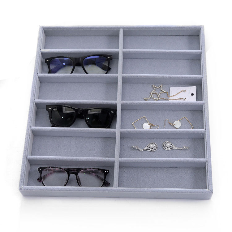High Quality Soft 6/12 Slots Glasses Display Case Wholesale - Main Image