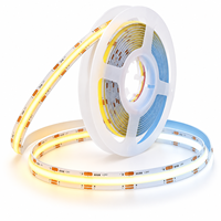 Bande LED COB 24V, blanc réglable 2300-5800K, éclairage circadien centré sur l'humain, IP33, intérieur, dimmable