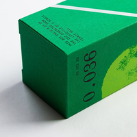 Boîte en carton personnalisée haut de gamme, faite à la main, recyclable, pliable, pour cosmétiques, avec éponge de beauté intégrée, fermeture magnétique, finition mate