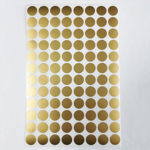 15mm 96pcs/tờ Dot Stickers Cổ Phiếu bằng văn bản trống niêm phong nhãn hiệu Sáng tạo đề can Cổ Phiếu cho văn phòng, mẫu giáo, lớp học - Product Image 2