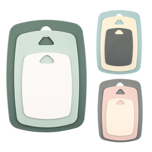 Food-grade PP plastic cutting board <b>set</b>, baby food preparation cutting board, kitchen cutting board, three-piece <b>set</b>. - Product Image 5