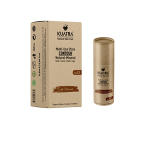 KUATRA EARTH MINERALS Stick multi-usages Contour Bronzer Highlighter Formule minérale naturelle antioxydante Fini léger et scintillant - Product Image 1