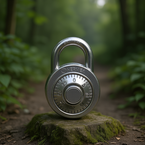 Lucchetto a combinazione in acciaio Hermex CD-50CP da 50 mm con design impermeabile, corpo in ottone cromato, meccanismo di bloccaggio a leva singola. - Product Image 2