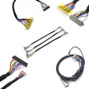 Conector df9 de 51 pines personalizado, cable LVDS chapado en oro, arnés de cableado para portátil FHD - Product Image 4