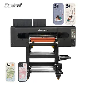 Baosiwei i3200 New high speed uv dtf Decal printer 60cm uv dtf engraving machine for crystal sticker uv dtf printers