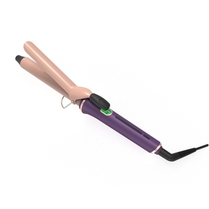 Barril <span class=keywords><strong>largo</strong></span> eléctrico de salón profesional, rizador de <span class=keywords><strong>pelo</strong></span> de varita ondulada de 25mm y 1 pulgada, rizador de cerámica calentado <span class=keywords><strong>con</strong></span> Clip - Product Image 1