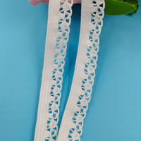 Vente en gros de ceinture élastique avec bordure en dentelle pour vêtements et sacs pour la maison, accessoires textiles