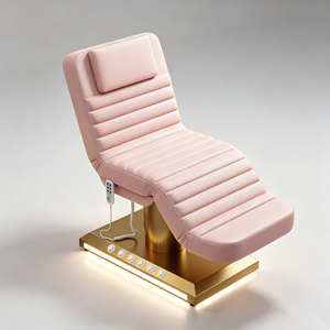 Table <span class=keywords><strong>de</strong></span> soin électrique 3 moteurs réglable en hauteur/dossier/pieds pour salon <span class=keywords><strong>de</strong></span> beauté, soins du visage, tatouage, cils, et applications médicales - Product Image 5