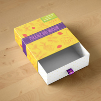 Boîtes cadeaux rigides en carton recyclé imprimées sur mesure, emballage rectangulaire pour bougies, artisanat, parfums, portefeuilles