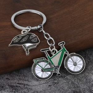 <span class=keywords><strong>Porte</strong></span>-clés vélo mousqueton en alliage, style vintage dessin animé, léger, breloque de sac, accessoire de mode, vente en gros - Product Image 6