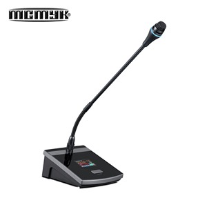 OEM Mikrofon meja nirkabel UHF 4 saluran, mikrofon Lavalier untuk pertemuan dan proyek teknik untuk konferensi - Product Image 3