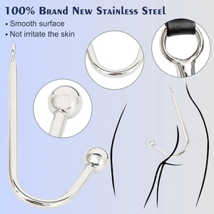 Productos Sexuales para Adultos BDSM, Posición <span class=keywords><strong>Sexual</strong></span> de Piernas Abiertas Forzadas, Restricciones Corporales, Gancho Anal, Bondage <span class=keywords><strong>Sexual</strong></span>, Correa de Cuero para Muslos - Product Image 4