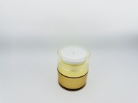 Stoples plastik isi kosmetik kemasan wadah botol kedap udara stoples krim vakum stoples pompa krim
