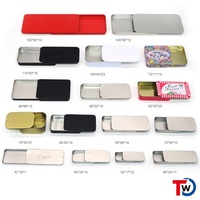 Échantillons Gratuits HW – Boîte de Rangement Rectangulaire Petite en Métal Anti-Enfant avec Coulisse Personnalisée et Logo Personnalisé, Finition Brillante