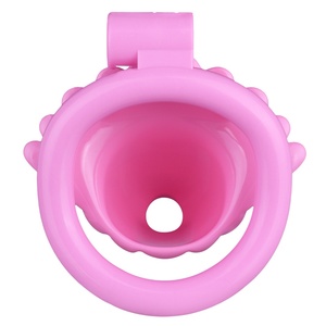 BDSM Pearl Shell Chastity Cage ABS Resin Chastity <b>Belt</b> <b>Elastic</b> Strap Urehtral Penis Lock Adult Sex Toy for Men - Product Image 5
