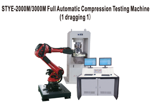 Macchina per Test di Compressione Completamente Automatica STYE-2000M/3000M per Test di Pressione su Calcestruzzo, Mattoni, Pietre e Ingegneria Geotecnica - Product Image 3