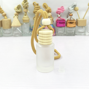 ที่กระจายน้ำหอมในรถแบบหลายช่อง,ขวดน้ำหอมแก้วเปล่าสีขุ่นตัวปรับอากาศจี้น้ำหอมขวดกระจายน้ำมันหอมระเหย - Product Image 3