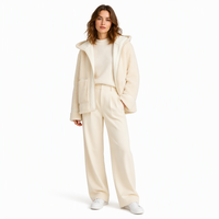 Manteau en fausse fourrure à capuche pour femmes, veste douce et moelleuse à fermeture éclair, vêtements d'extérieur chauds en polaire pour l'hiver pour femmes