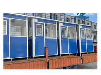 Vente en gros personnalisé Mini Boxable House Boîte en acier Plaque mobile Préfabriqué détachable Petite maison conteneur pour cabine de sécurité
