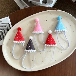 Accesorios para Mini Muñecas, Gorro de Pompón con Puntos, Gorro para Fiestas de Navidad, Cumpleaños, para Muñecas Labubu, Crybaby, Dimoo y Otras Figuras - Product Image 1