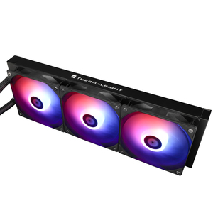ชุดระบายความร้อนซีพียู Thermalright AQUA 360 BLACK V3 ARGB พร้อมพัดลม PWM สามตัว ความเร็ว 1500RPM สำหรับ LGA1700 AM5 ซีรีส์ V3  ออกแบบมาเพื่อประสิทธิภาพสูงสุด - Product Image 4