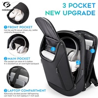 Sac d'ordinateur portable OEM le plus récent, fin, étanche, anti-poussière, avec accès USB, en tissu Oxford et doublure en polyester, fermeture éclair