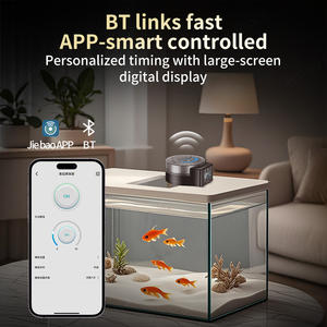 Jebao Drf-Serie Intelligente Automatische Plastic Aquarium Visfeeder Digitale Display Afstandsbediening Getimed Kwantitatief Voedsel - Product Image 4