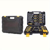 Ensemble de 43 tournevis magnétiques professionnels portables en acier au chrome-vanadium, certifiés CE, avec boîte à outils personnalisée pour la maison