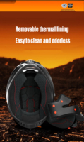 Casque de moto intégral certifié DOT, résistant aux chocs, coque en ABS, tampon EPS, double visière, casque de course