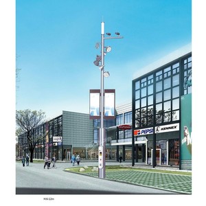5600 Brightness Digital Outdoor LED Pole Display Screen For Advertising On the Street - Product Image 6