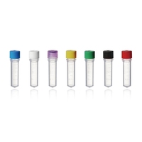 Tube de centrifugation médical de laboratoire à fond conique stérile en PP, jetable, 0,2 ml, 0,5 ml, 1,5 ml, avec bouchon à vis